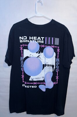 Empyre Black T shirt No Heat Signature Detected Medium Skateboard Street Wear Xl