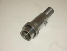 AMPHENOL 80-M 1 PIN MICROPHONE IN-LINE CABLE PLUG MATES TO 80-F & 80-C NOS