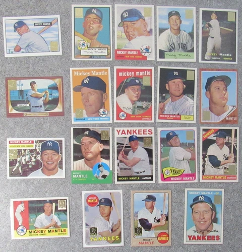 1996 Topps Mickey Mantle Commemorative set of 19 cards