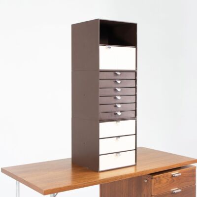 1972 Ristomatti Ratia for Palaset White Palanox Organizer by Treston Oy Finland