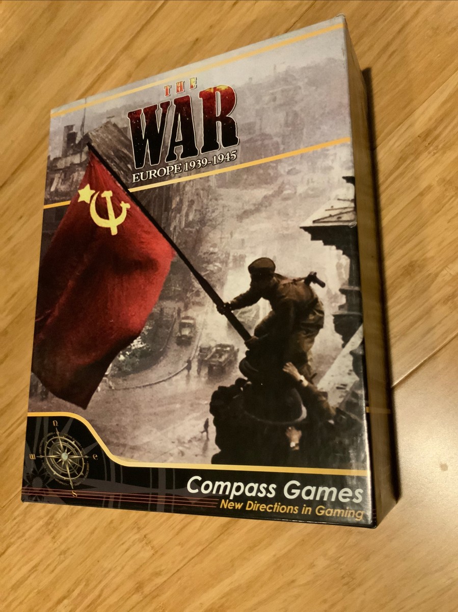 The War Europe 1939 - 1945 - 1st Edition Compass Games - EXC The War Europe 1939 - 1945 - 1st Edition Compass Games - EXC