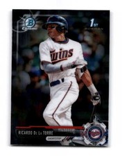 2017 Bowman Draft Chrome Refractor Ricardo De La Torre  BDC-190