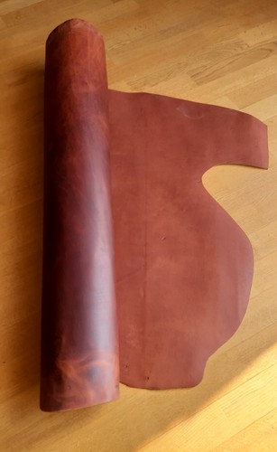 2 mm Brown Genuine Leather Cowhide Material DIY Craft - Picture 11 of 11