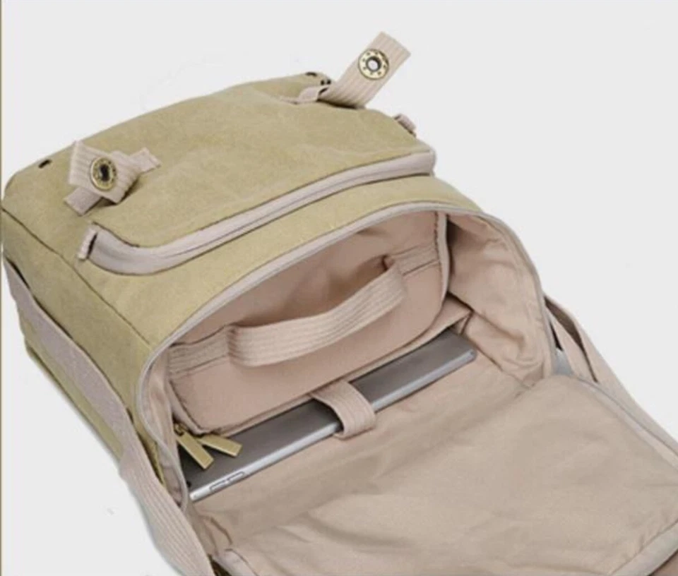 National Geographic Compact Camera Canvas Safari Khaki Messenger Bag NG 2345 - Image 3 of 3