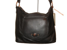 Stone Mountain Black Leather Purse