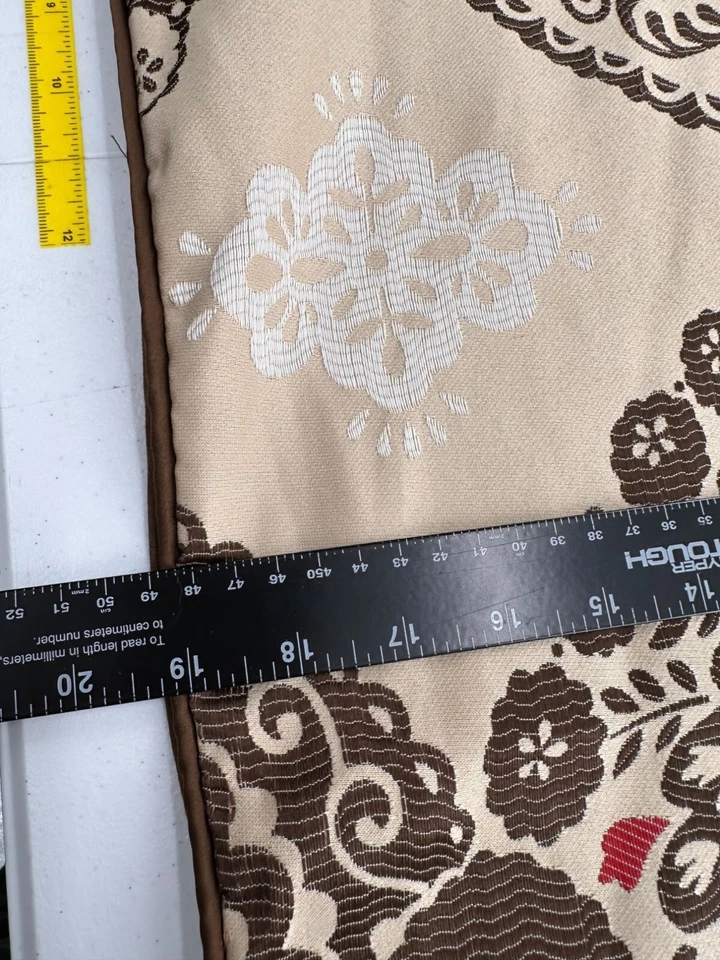 Colección Martha Stewart Tamaño Estándar Almohada Sham Boho 19x26 Par Floral Leer Foto 4 de 4