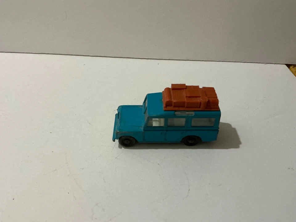 Land Rover Safari No.12 Lesney Matchbox 1965 azul Foto 2 de 4