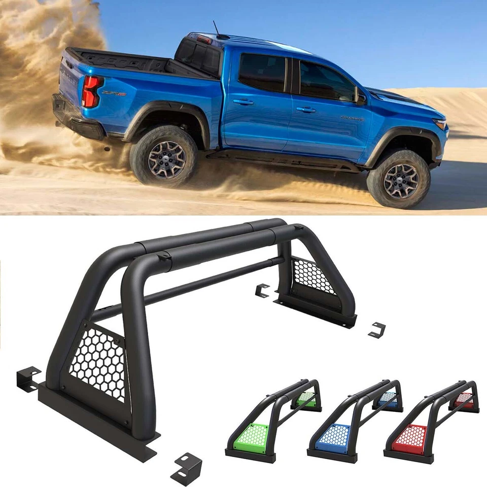 For 2001-2025 Nissan Frontier Adjustable Truck Bed Sport Bar Chase Rack Roll Bar Foto 2 de 4
