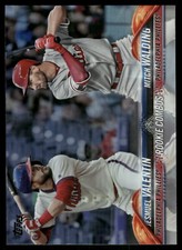2018 Topps Update #US106 Jesmuel Valentin / Mitch Walding Rainbow Foil