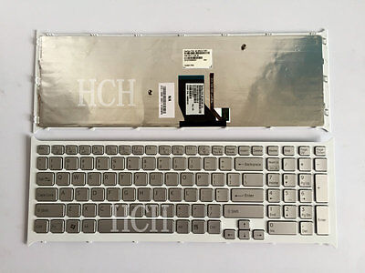 FOR SONY 148955161 PCG-71613L PCG-71713L Keyboard Silver With