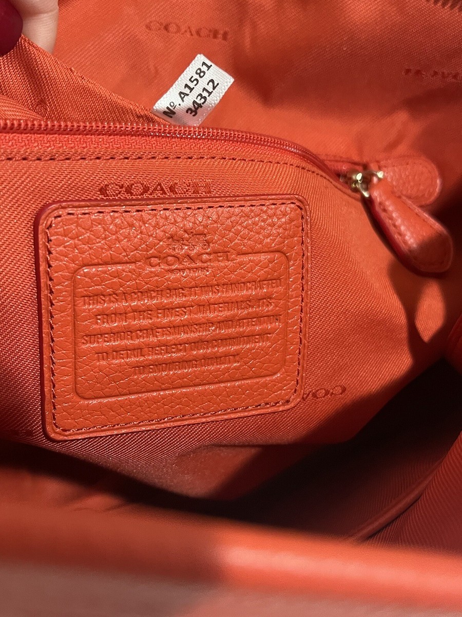 Authentic COACH Scout Leather Convertible Hobo 34312