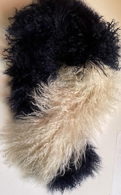 Karl Donoghue 100% Lambskin Scarf Colorblock