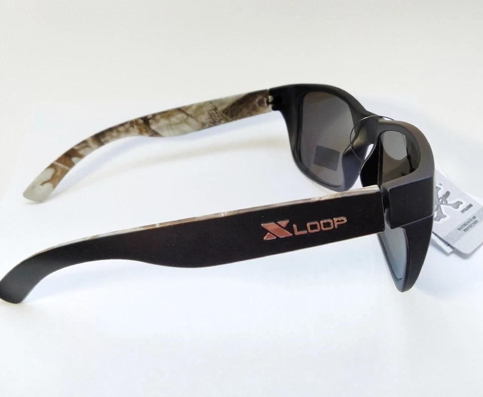 太阳镜 Xloop 迷彩蓝色镜片男女通用多色 UV400 — 第 2/4 张图片