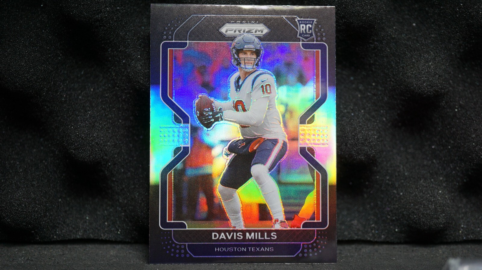 2021 Chronicles Prizm Black Davis Mills Silver Prizm Rookie RC #PB-15 Texans