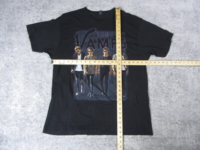 The Vamps T-Shirt Adult XL Black Top British Pop 2015 North