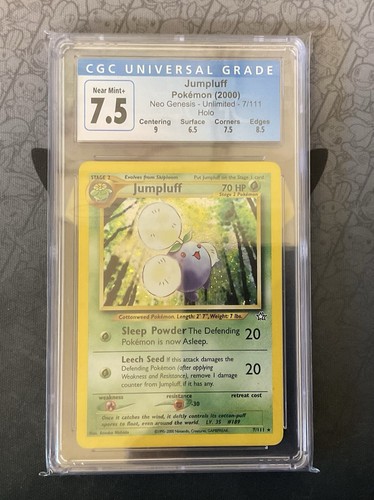 Jumpluff (Unlimited) graded CGC 7.5 for sale on eBay