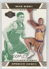 2007-08 Topps Co-Signers Gold Green 38/59 Spencer Hawes Mike Bibby #96 02v3