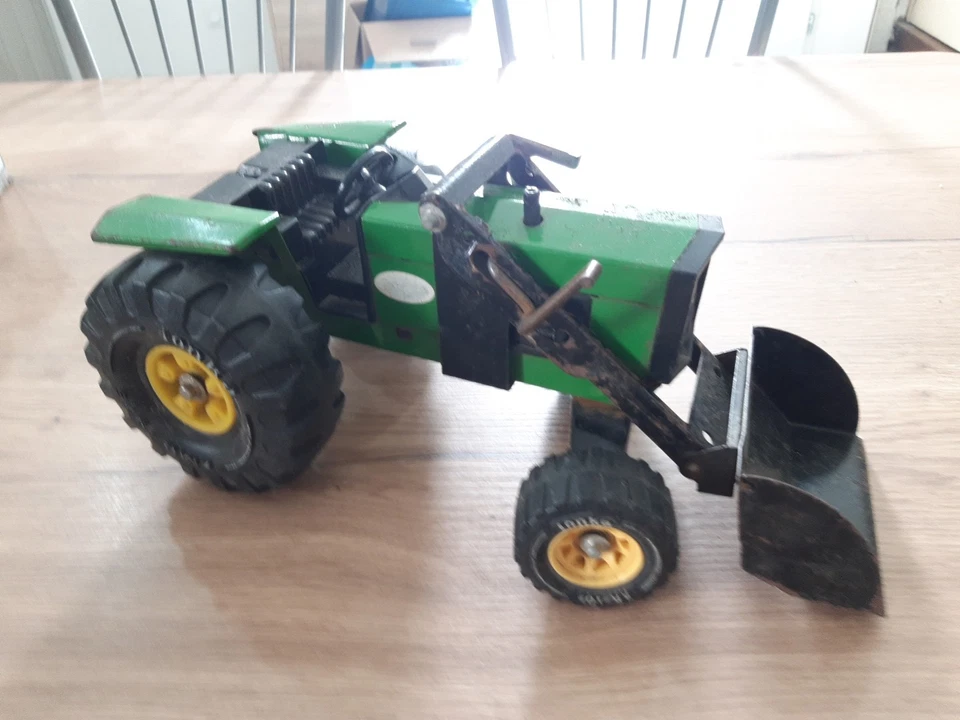 VINTAGE TONKA Green Farm tracteur xmb 975 - Photo 1/4