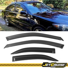 Fits 02-06 Toyota Camry Acrylic Tape On Window Visors Rain Sun Guard Deflector Fits 02-06 Toyota Camry Acrylic Tape On Window Visors Rain Sun Guard Deflector