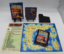 NES Nintendo ULTIMA WARRIORS OF DESTINY Complete CIB MAP BOX Manual 1992