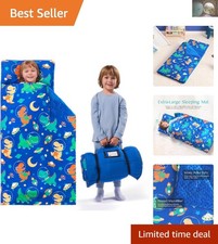 Colorful Toddler Nap Mat with Removable Pillow - Ideal for Daycare  Travel