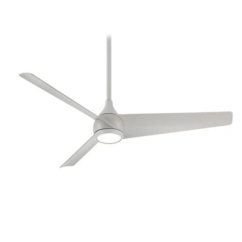 Minka Aire Twist 52" Ceiling Fan - Grey 3-Blade Remote Control - Picture 2 of 5