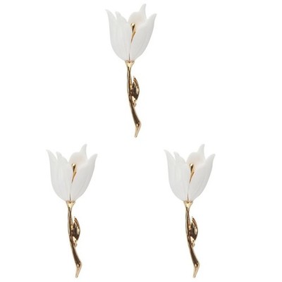  3 PCS Hochzeit Accessoires Hochzeitstulpenbrosche Anzugbrosche Party