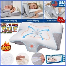 Cervical Neck Pillow for Pain Relief - Ergonomic Sleeper Pillow for Neck Support