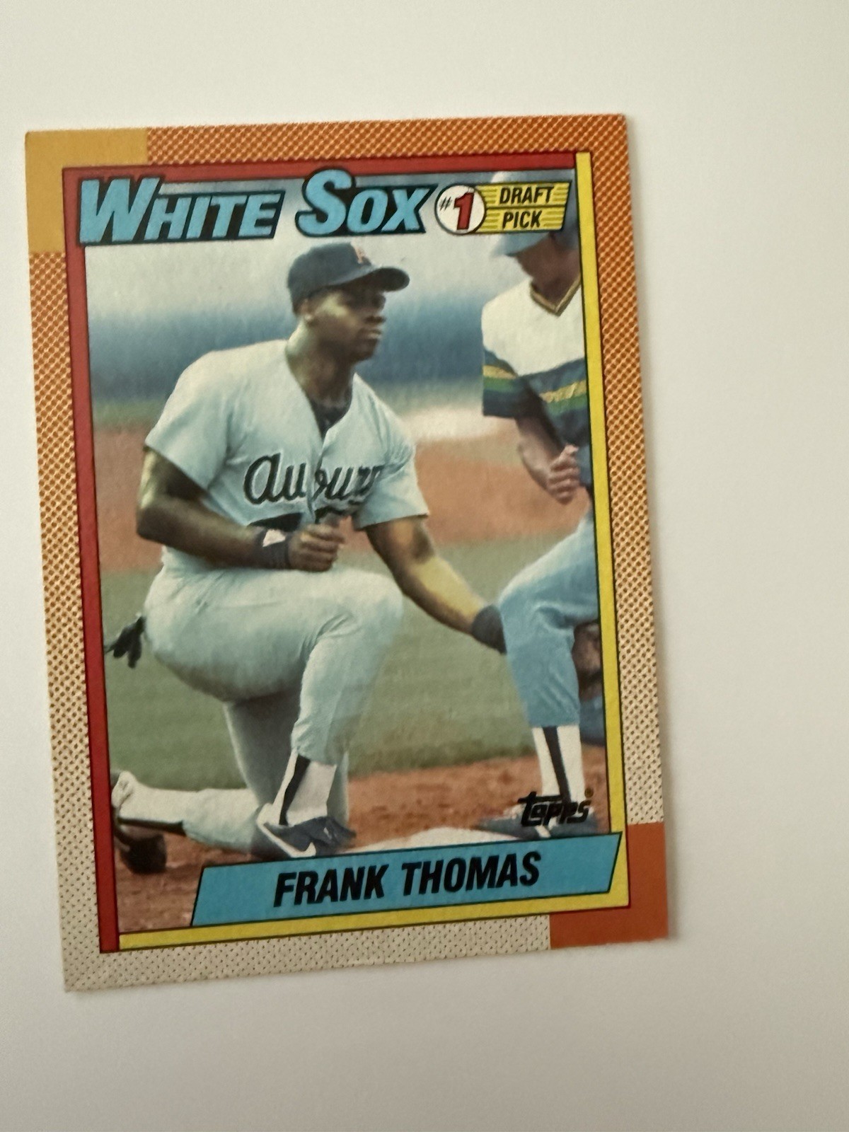 1990 Topps Frank Thomas #414 (RC) Rookie Chicago White Sox Baseball Card HOF NM