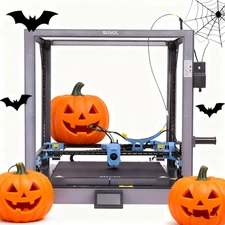 Sovol SV08 Max 3D Printer Up to 700mm/s XYZ Full Linear Rails Eddy Current Scann