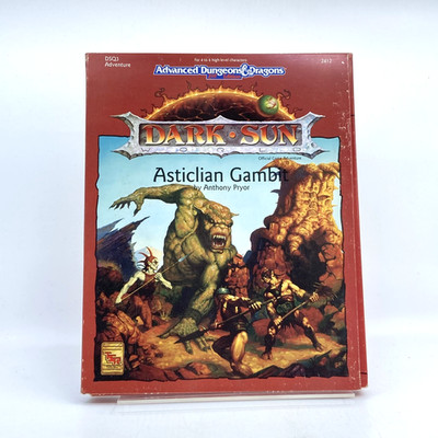 Dark Sun Asticlian Gambit - AD&D 2nd Edition Advanced Dungeons and Dragons M888