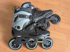 Rollerblade RB 110 3WD 42 Inline Skates Urban Freeride Street Rollerblades black