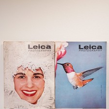 VTG Leica Photography Magazine Lot of 2 1958 Vol 11 No 1 And 1960 Vol 13 No 1