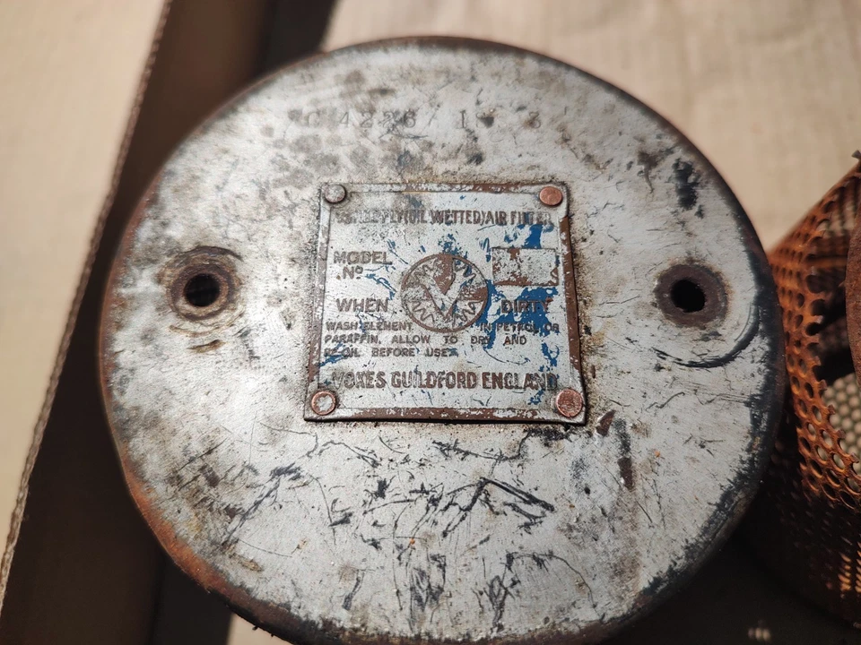 Filtro de filtro de aire original Aston Martin DB 2/4 Vokes Guildford carcasa Vantage Foto 3 de 4