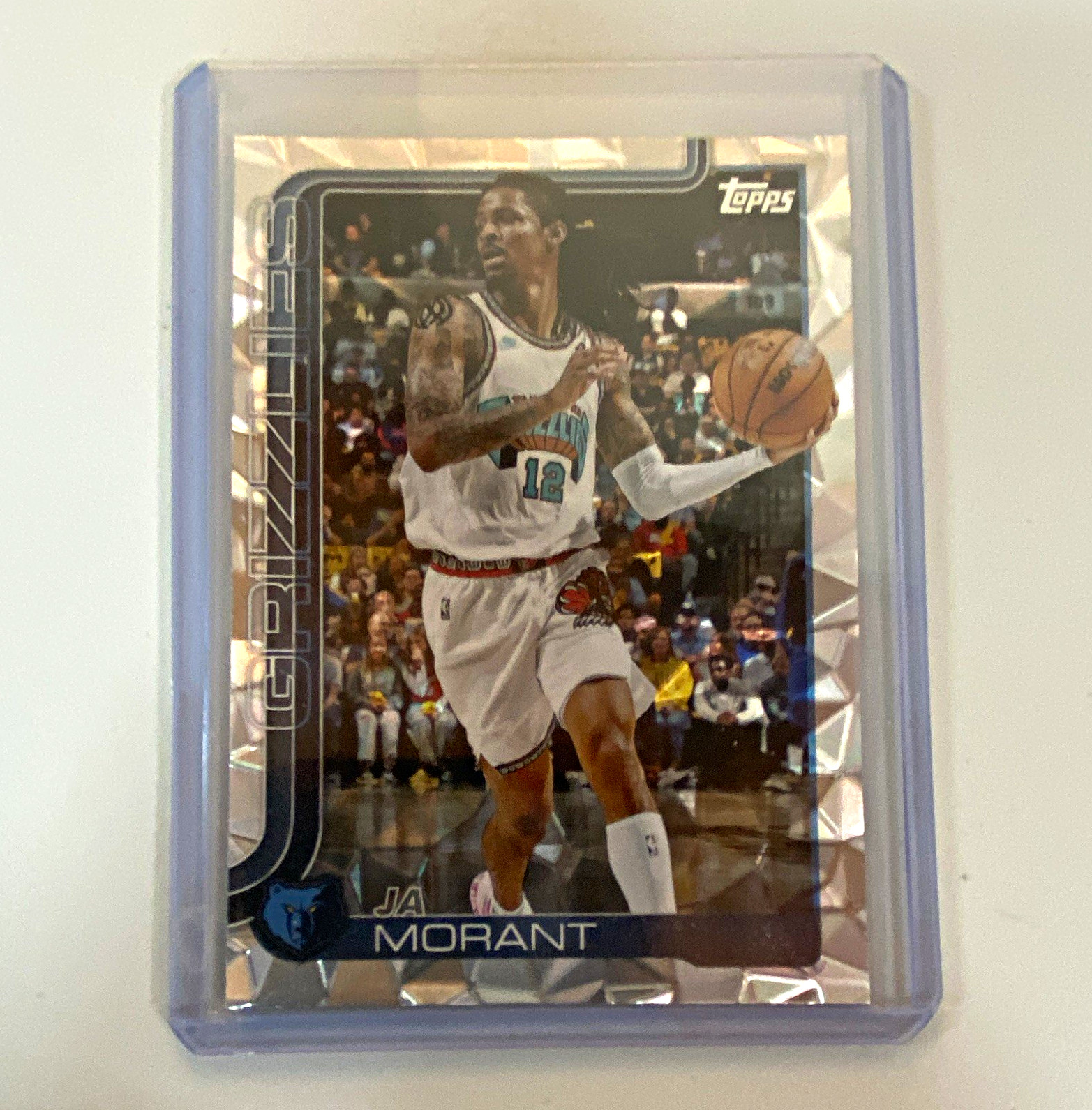 Topps 2025-26 Ja Morant Diamanté Parallel #182 Memphis Grizzlies Card