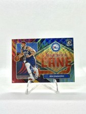 2020-21 Optic BEN SIMMONS #22 Express Lane	Red Wave SP, 76ers													