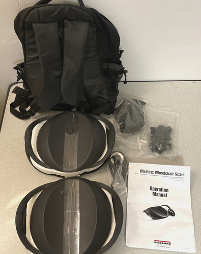 Rice Lake D300 Portable Wireless Wheelchair Scale 800 lbs - Mint