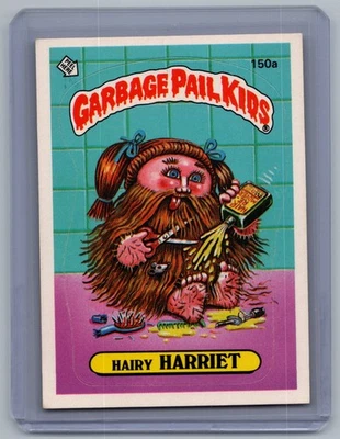 1986 Garbage Pail Kids Hairy Harriet 150a  - Bild 1 von 2