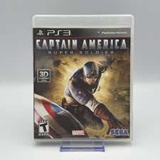 Captain America Super Soldier - Sony PlayStation 3 - PS3 - Complete with Manual