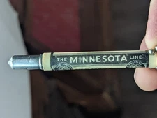 Minnesota Line State Prison Industries Stillwater Advertising Bullet Pencil