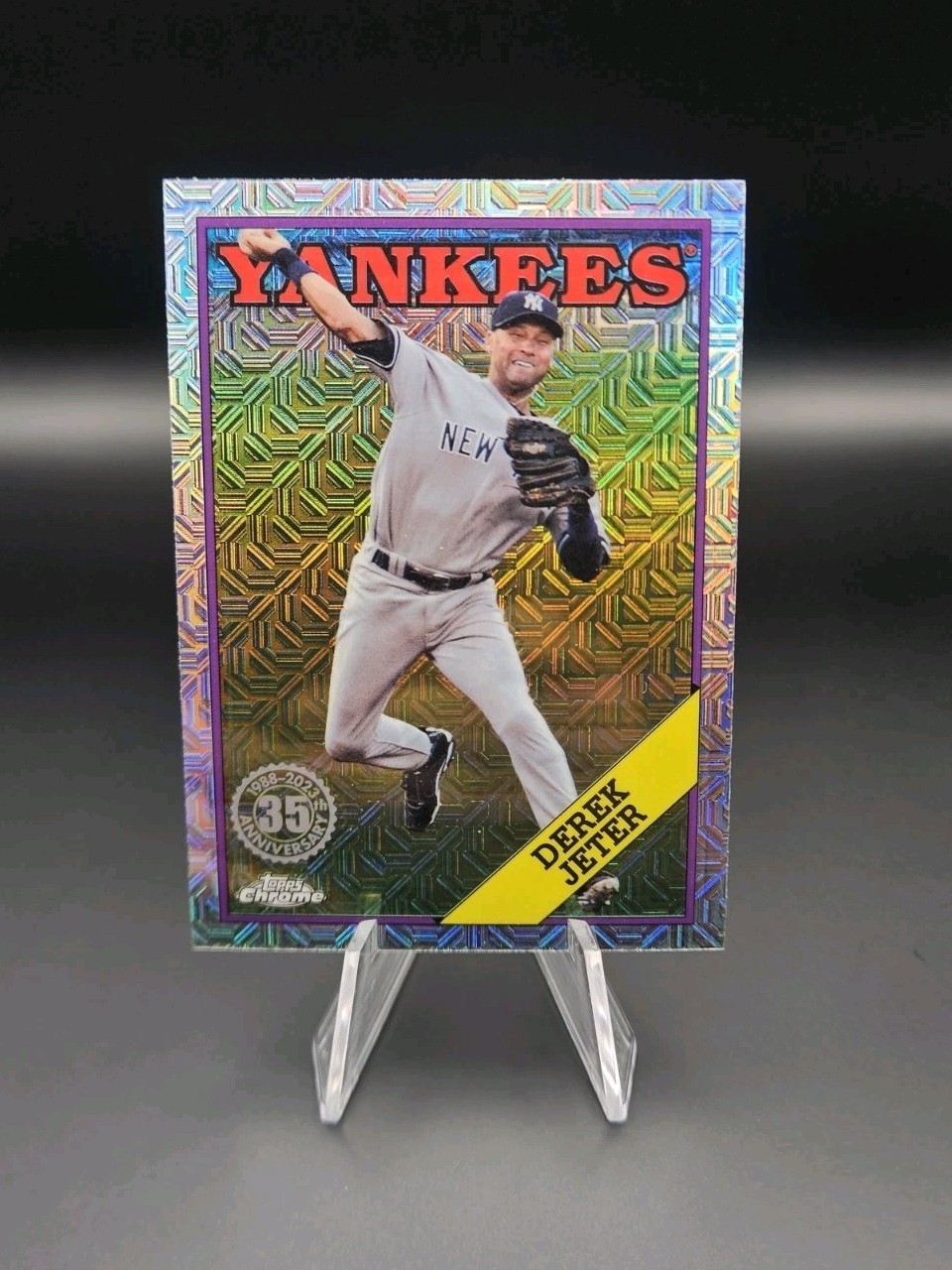 2023 Topps Update DEREK JETER SILVER PACK MOJO #T88CU-38 New York Yankees