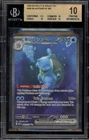 Pokemon Blastoise ex 151 MEW EN Special Illustration Rare #200 BGS 10 Pristine