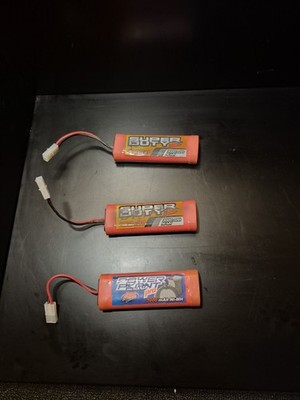 Lot of 3 Team Orion Peak Racing 3000 mah Ni-Mh 7.2v battery pack Tamiya plug