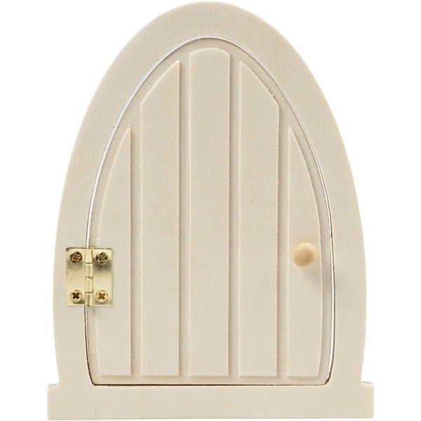 Creativ Company - Houten Miniatuur Deur Met Scharnieren 13X10Cm (Us Import) NEU-image