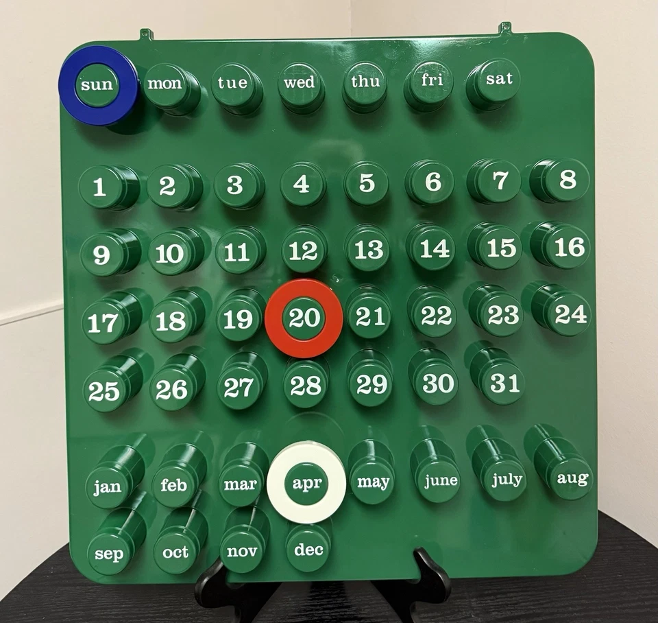 NEW Ring-a-date Calendar Euroway Torino - Giorgio Della Beffa Design plastic - Image 2 of 4