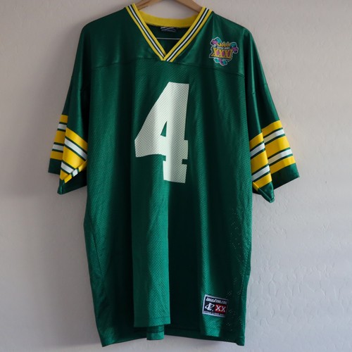 Vintage Green Bay Packers Jersey Logo Athletic XXL Brett Favre Super Bowl XXXI