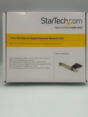 StarTech.com 1 Port PCI Express Gigabit Ethernet Network Card DK