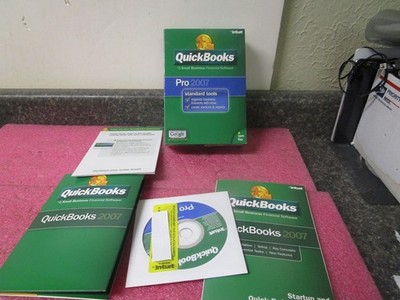 Intuit Quickbooks Pro 2007 Small Business Financial Software For Windows