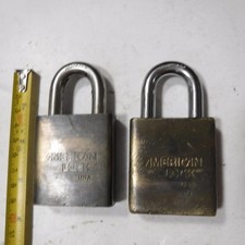 2 American Lock 3570 sfic padlocks no cores n...