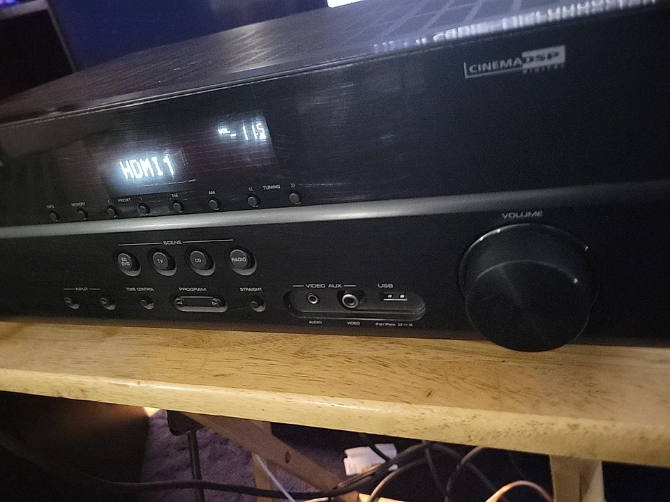 Onkyo TX-SR373 5.2 Channel 4K HDMI Bluetooth A/V Home Theater Stereo Receiver - Image 4 of 4